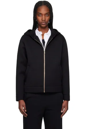 Max Mara Pull à capuche Andorra noir - 