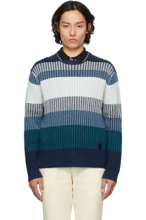 Paul Smith Pull bleu à rayures