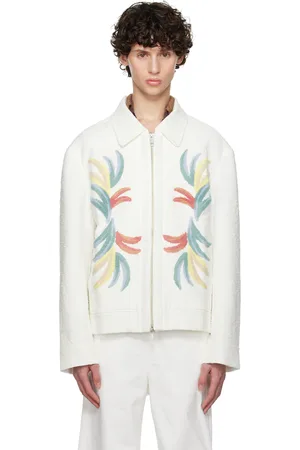 COMMAS Blouson blanc à appliqués graphiques