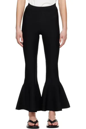 Ami Pantalon de détente noir à jambes à godets