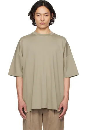 FEAR OF GOD T-shirt à manches courtes taupe en viscose Milano