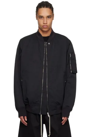 Rick Owens Blouson aviateur noir - Hollywood