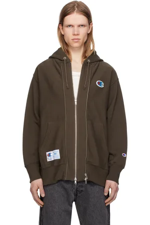 UNDERCOVER Pull à capuche UC1E4811 brun édition Champion