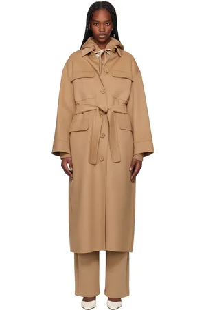 Max Mara Manteau Milo brun clair - 