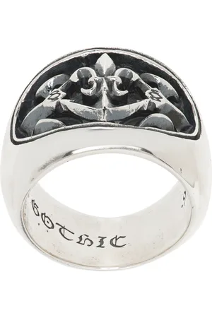 YOHJI YAMAMOTO Bague argentée à ornement d