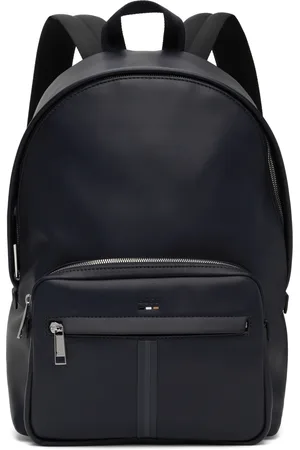HUGO BOSS Sac à dos bleu marine à logo gaufré