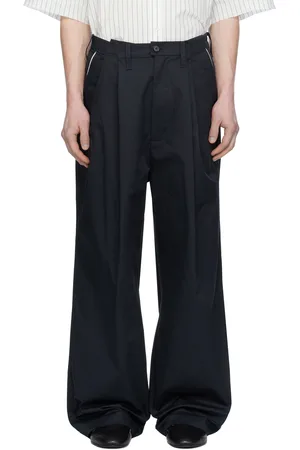 Camiel Fortgens Pantalon de complet bleu marine