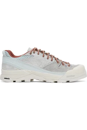 Salomon Baskets X-ALP gris et bleu en suède