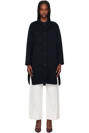 Max Mara Manteau Miriam bleu marine - 
