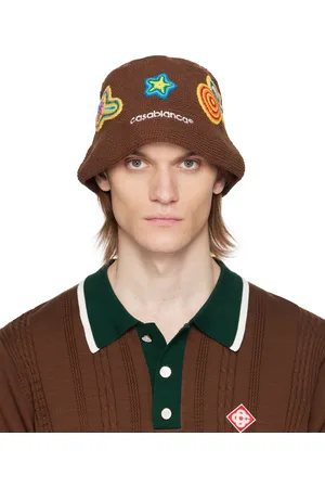 Casablanca Chapeau bob brun en crochet