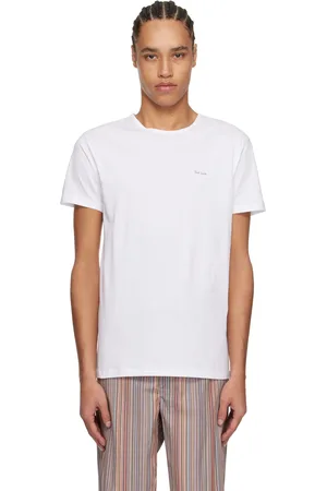 Paul Smith Ensemble de cinq t-shirts décontractés blancs en coton bio