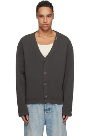 THE ELDER STATESMAN Cardigan gris - Daily