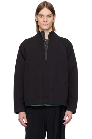 RANRA Blouson de survêtement Ganga noir en coton