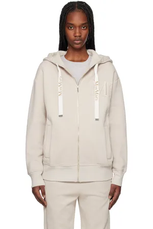 Max Mara Pull à capuche Pecos beige - 