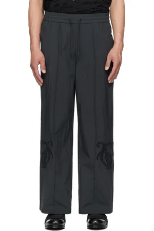 HAN Kjøbenhavn Pantalon de survêtement droit noir