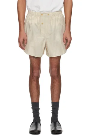 The Row Short Nicasio blanc cassé et vert