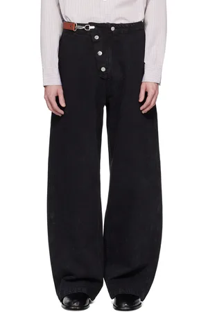 Hope Pantalon décontracté Fireman noir en denim