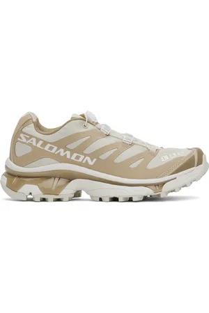 Salomon Baskets XT-4 OG beiges à bout renforcé