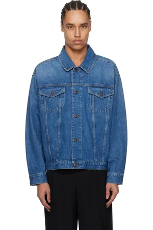 The Row Blouson Seb bleu en denim
