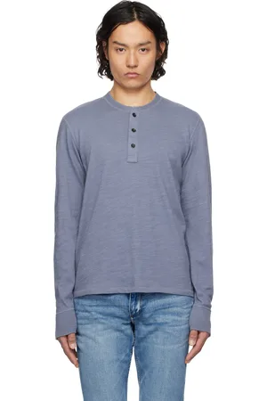 RAG&BONE Henley Flame bleu