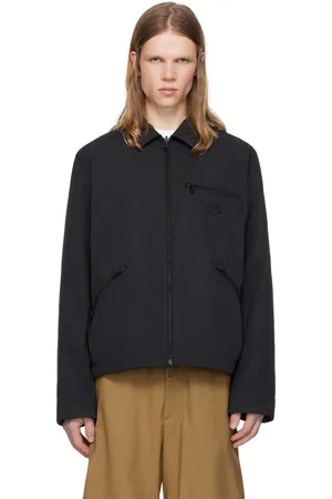 Moncler Surchemise réversible Cidone noire rembourrée en duvet
