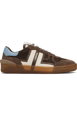 Lanvin Baskets Clay brunes en filet