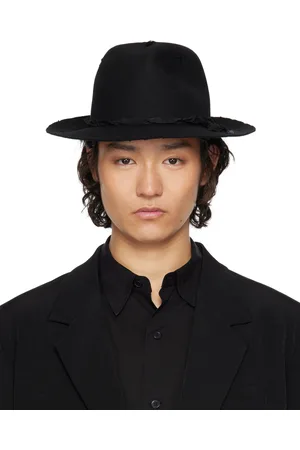 YOHJI YAMAMOTO Chapeau souple noir en laine - POUR HOMME
