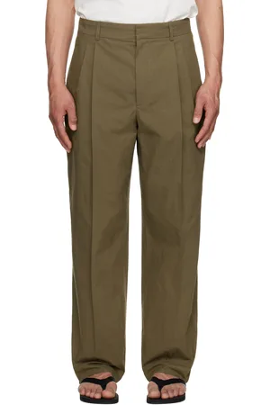 The Row Pantalon Silas kaki