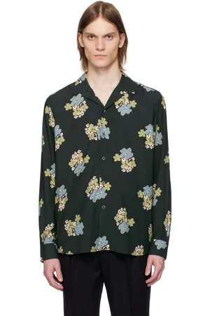 Paul Smith Chemise noire à motif fleuri