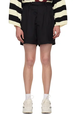 RAF SIMONS Short noir à plis