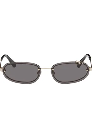 OFF-WHITE Lunettes de soleil Miami dorées