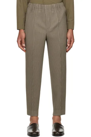 Issey Miyake Pantalon Compleat kaki