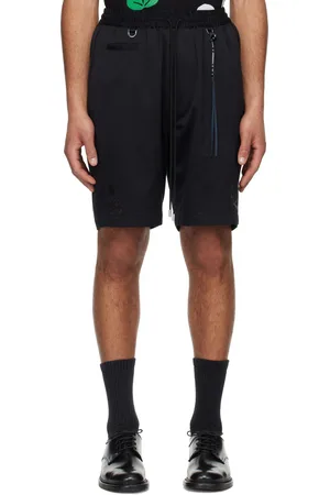 MASTERMIND JAPAN Short noir à taille élastique
