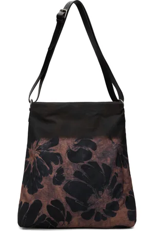 DRIES VAN NOTEN Sac bleu marine en canevas