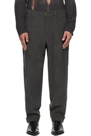 YOHJI YAMAMOTO Pantalon ajusté teint à l