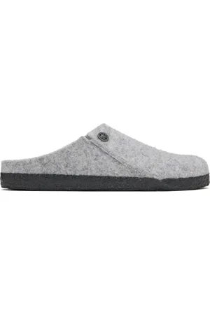 Birkenstock Pantoufles étroites Zermatt grises