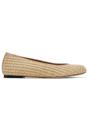 Lanvin Ballerines beiges en raphia