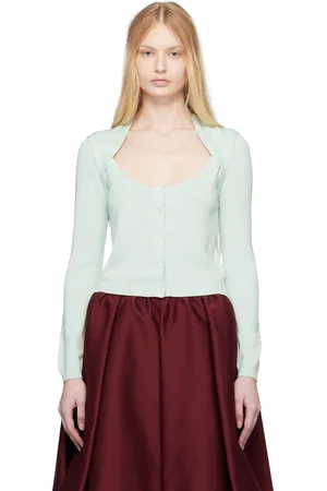 Shushu/Tong Cardigan vert en tricot