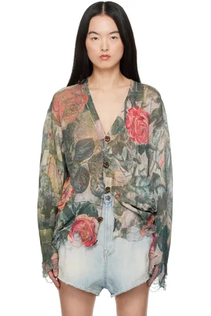R13 Cardigan boyfriend multicolore