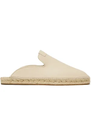 Lanvin Flâneurs de style espadrille Dorma beiges en cuir