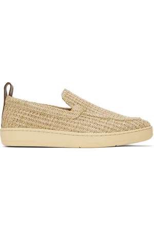 Lanvin Baskets Cruiser beiges en raphia