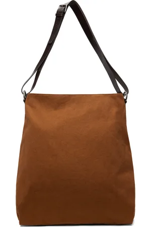 DRIES VAN NOTEN Sac brun clair en canevas