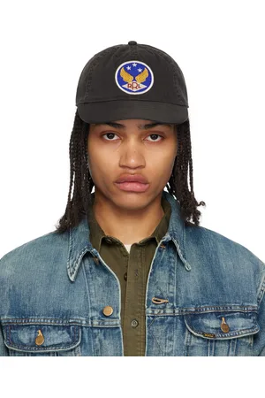 Ralph Lauren Casquette de baseball noire en sergé à image à logo