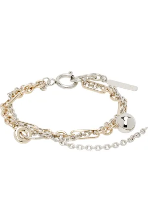 Justine Clenquet Bracelet Rachel argenté et doré