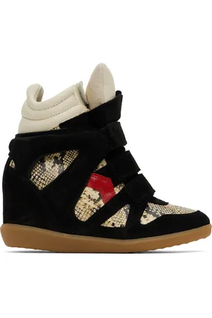 Isabel Marant Baskets Bekett noir et beige