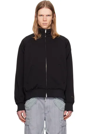 MASTERMIND Blouson aviateur noir en jersey
