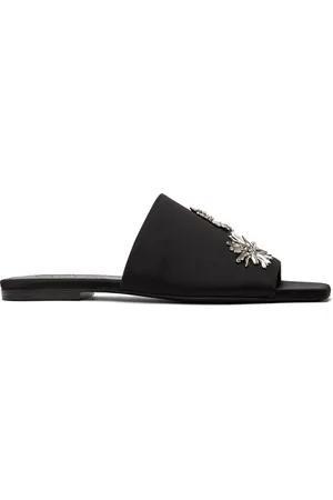 Lanvin Sandales noires en satin