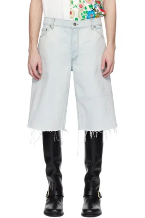 Cout de la Liberte Short ample Zander Crispy bleu en denim