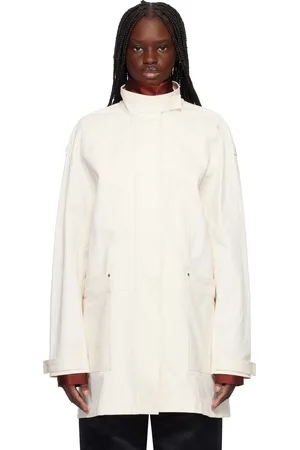 Gia Studios Manteau Ginza blanc cassé en denim