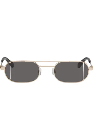 OFF-WHITE Lunettes de soleil Lynn dorées